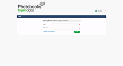 Desktop Screenshot of photobooks.impactdigital.com.au